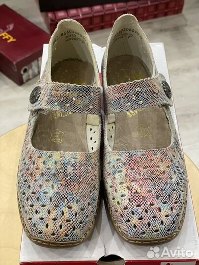 Новые туфли Rieker Antistress кожаные 36