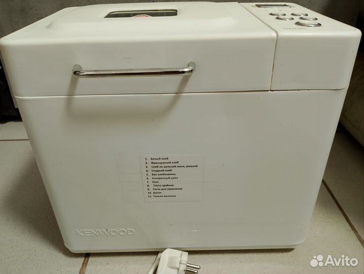 Хлебопечка kenwood bm250