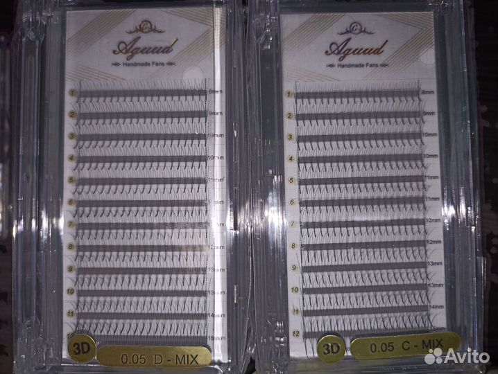 Ресницы пучки 3D mix