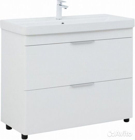 Мебель для ванной Aquanet Ирис new 100 напольная