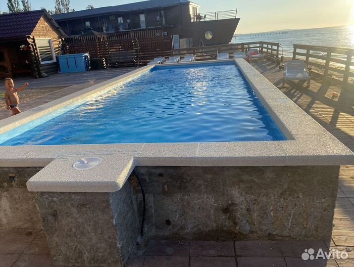 Полипропиленовая чаша (бассейн) 7м*3м*1,5м