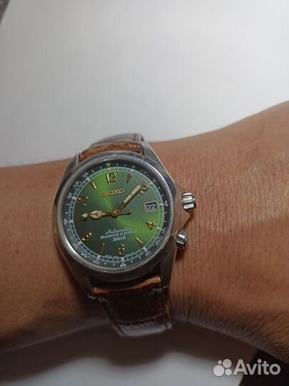 Оригинал Seiko sarb 017 Green Alpinist