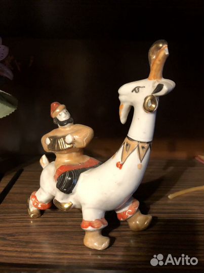 Скоморох на козле. Потеха. Дулево. СССР