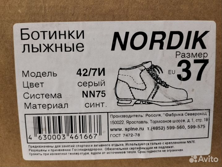 Лыжные ботинки