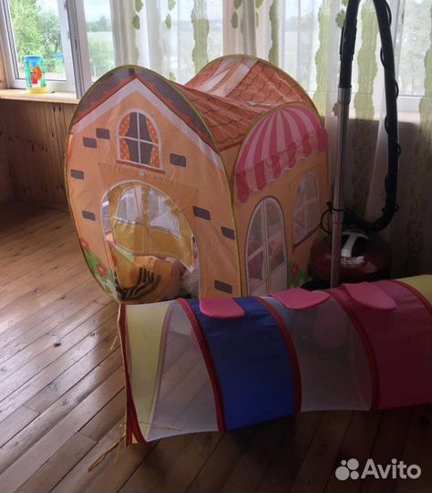 Игровой тоннель и домик-палатка
