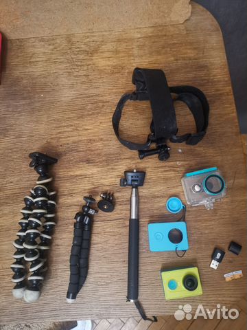 Крепление на голову для экшн камеры, селф палка