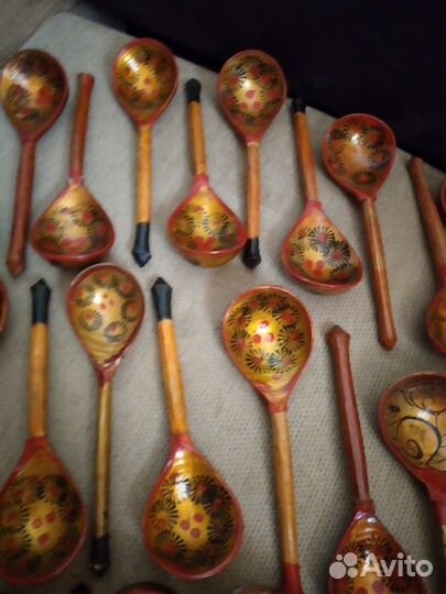 Ложки деревянные СССР 36шт