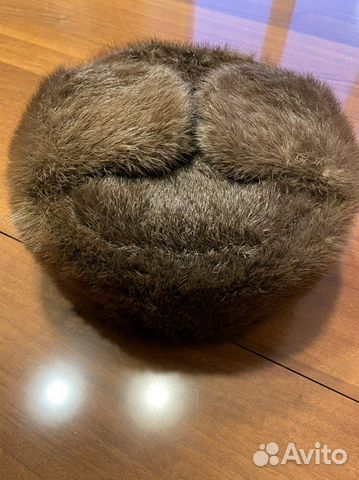Мужская шапка ушанка новая из бобра