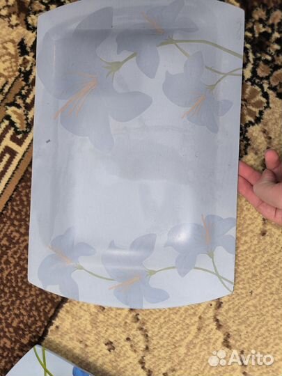 Тарелки стеклянные