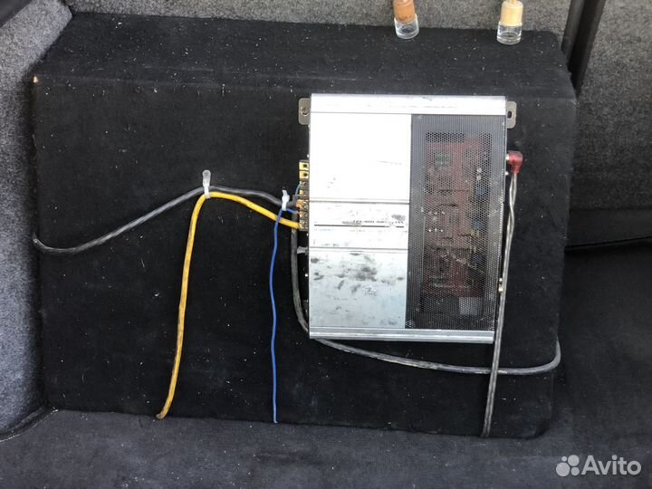 Сабвуфер и усилитель