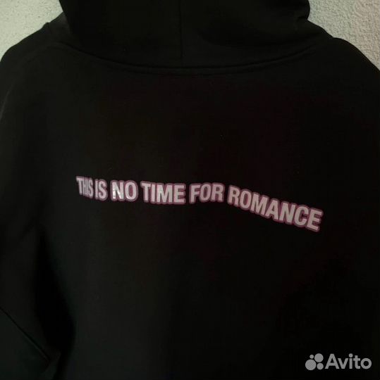 Vetements no time for romance hoodie F/W 21