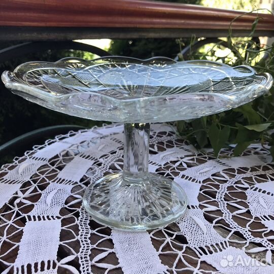 Конфетница Ваза на ножке Фруктовница