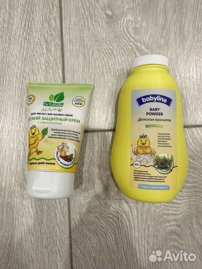 Детская присыпка и крем