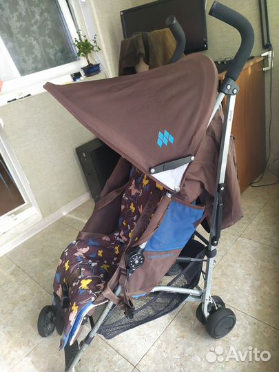 Коляска трость maclaren quest с дождевиком