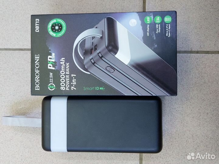 Внешний аккумулятор power bank 80 000 mAh