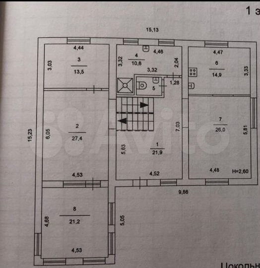 Дом 396 м² на участке 8 сот.