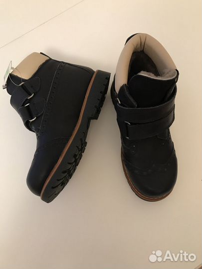 Зимние ботинки натуральная кожа новые
