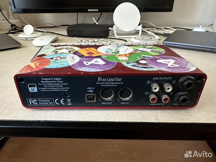 Звуковая карта focusrite scarlett 2i4