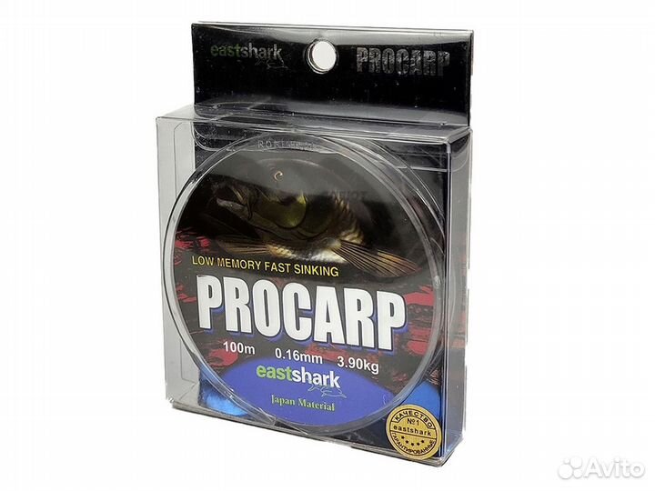 Леска East Shark Pro Carp коричневый 100m