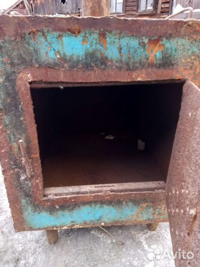 Печь буржуйка для гаража бу и котел