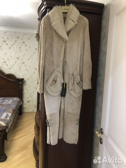 Шуба натуральная из меха кенгуру