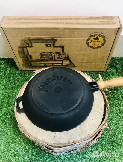 Сковорода гриль круглая