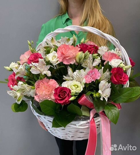 Цветы розы букеты герберы