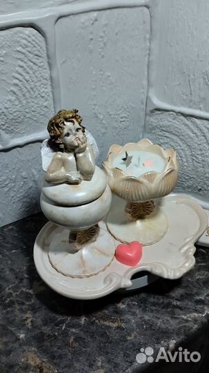 Подсвечники Ангел и лилия