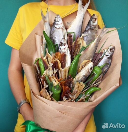 Мужской букет из рыбы