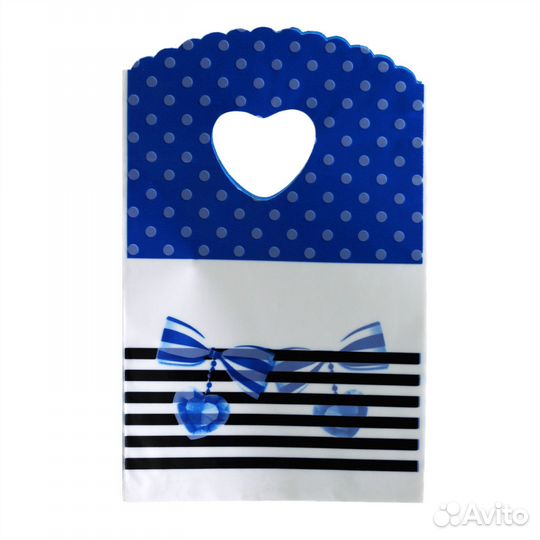 Набор пакетов подарочных 13*20см - 50 штук