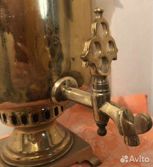 Самовар на дровах старинный