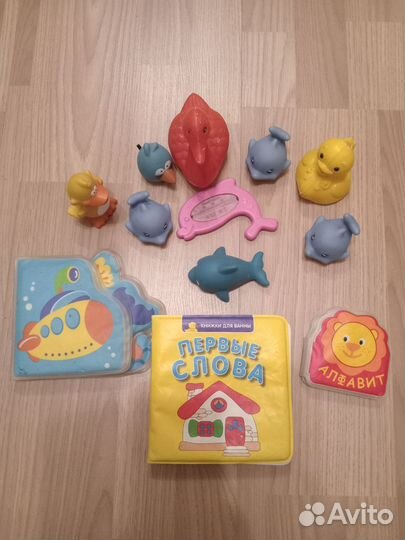 Игрушки для купания, горка для купания, горшки