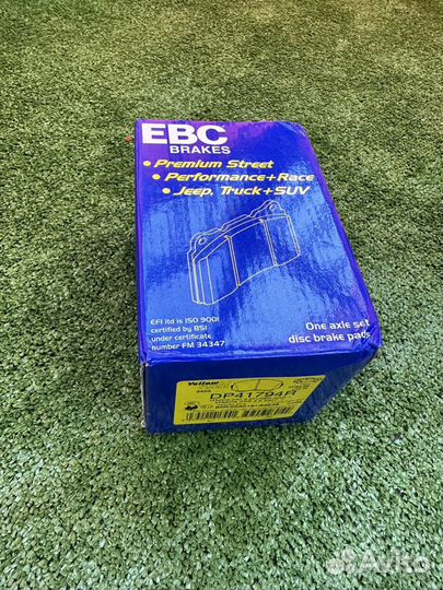 Передние тормозные колодки EBC brakes yellowstuff