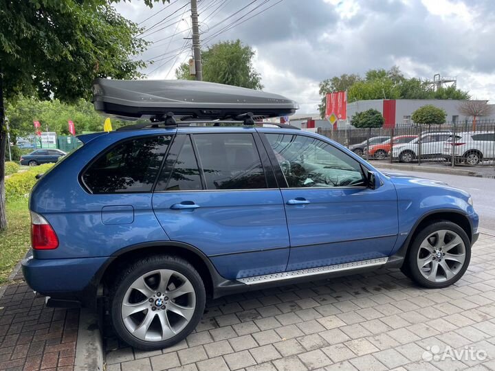 Автобокс LUX irbis 470L серый металлик на BMW X5