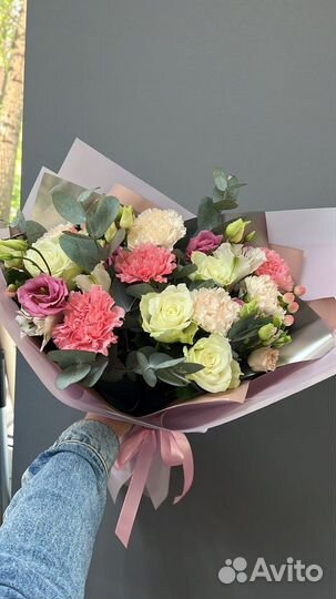 Живые цветы букеты