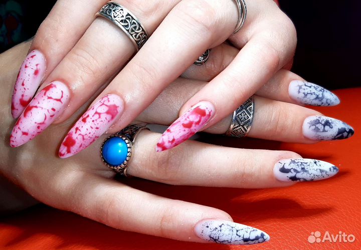 Маникюр укрепление коррекция наращивание ногтей