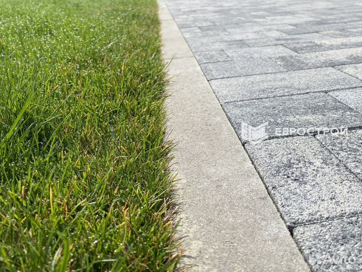 Тротуарная плитка, брусчатка, бордюры