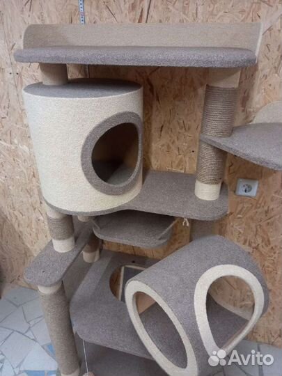 Комплекс, домик когтеточка для кошек, новый