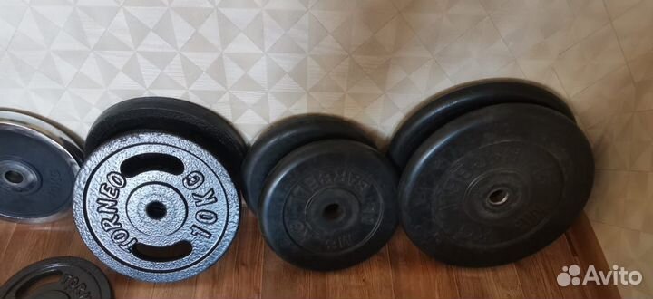 2 грифа, блины 110кг