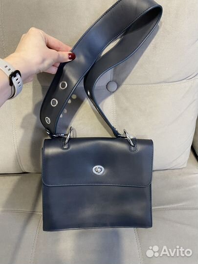 Сумка кожаная на плечо