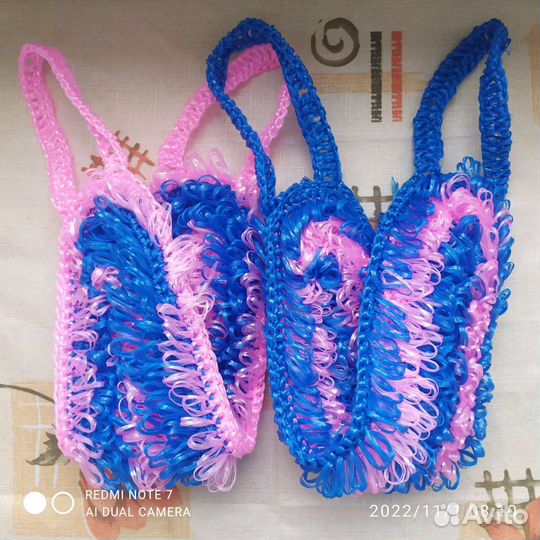 Мочалка ручной работы