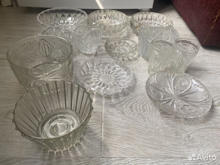 Хрусталь, блюда хрустальные