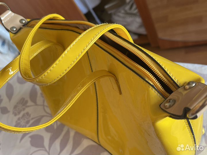 Сумка женская желтая