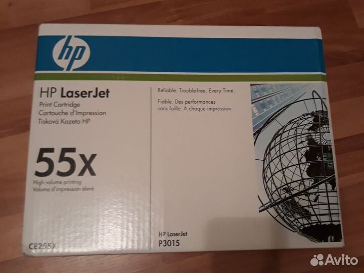 Картридж оригинальный hp ce255x новый запечатан