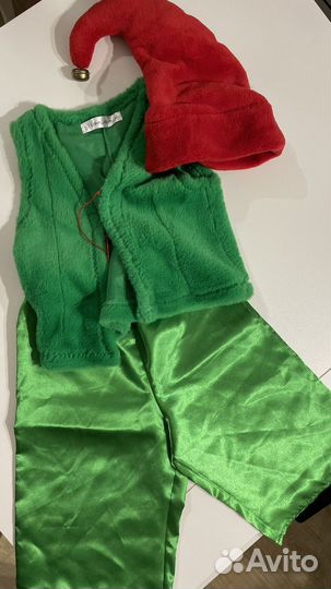 Новогодний костюм гнома 6-7 лет