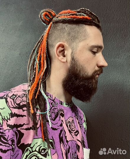 Косы локоны дреды