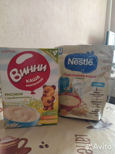 Детские каши молочные