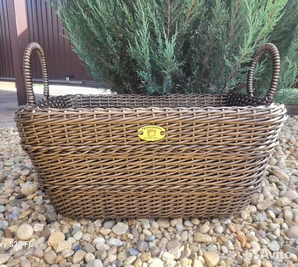 Дровница из ротанга 40 л