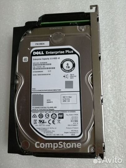 Жесткий диск Dell 0MM81X MM81X 6Tb SAS 3.5 HDD