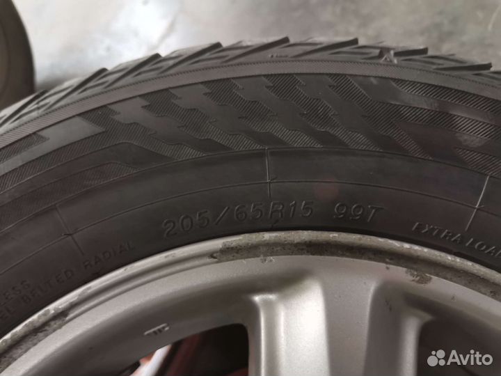 Зимняя резина с дисками r15